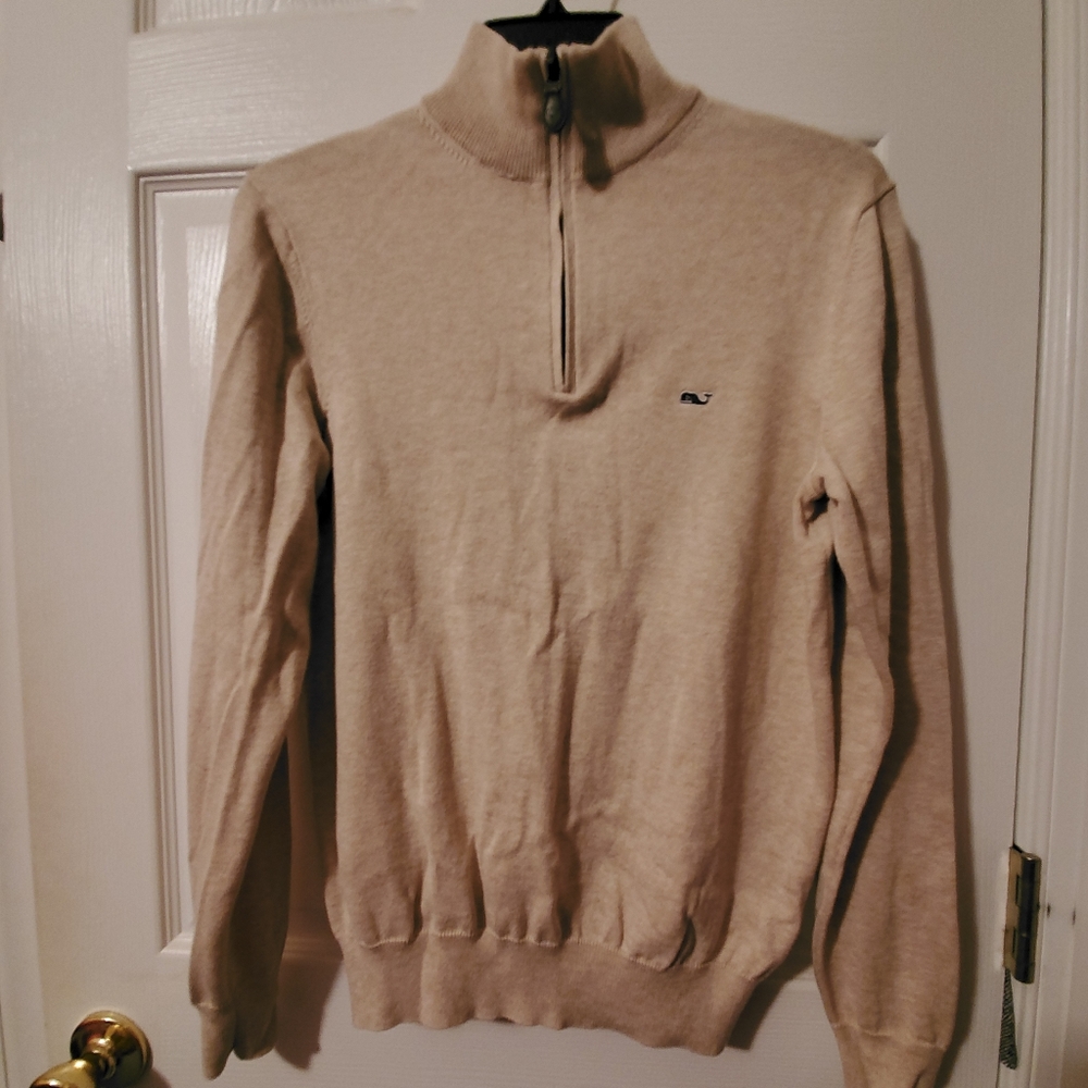 Vineyard Vines tan pullover